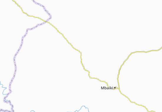 Mapa Bouaka