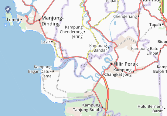 Kaart Plattegrond Kampung Kota Setia