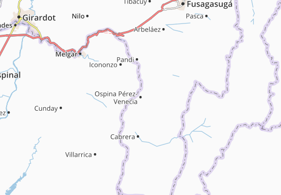 Ospina Pérez-Venecia Map