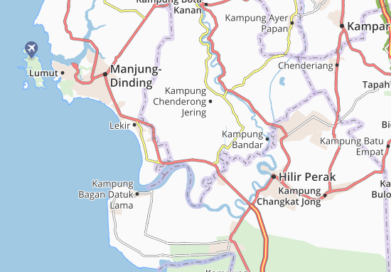 Karte Stadtplan Jambu Latang