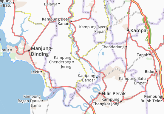 Carte-Plan Kampong Gajah