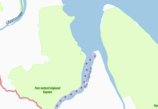 Mapa Ouanary