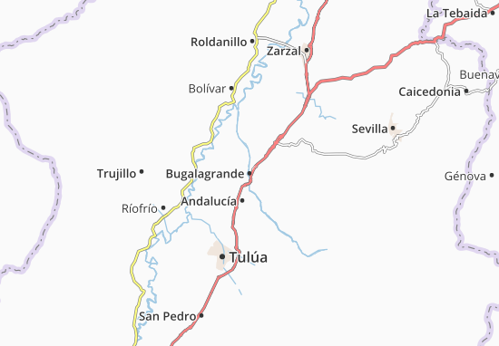 Mapa Bugalagrande