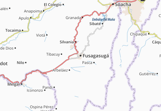 Fusagasugá Map