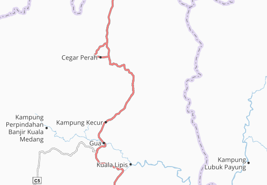 Kaart Plattegrond Kampung Pagar Sasak