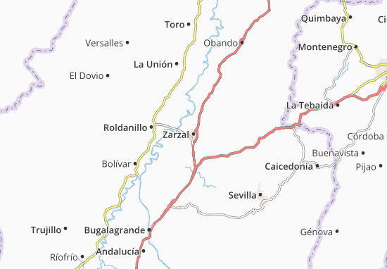 Zarzal Map