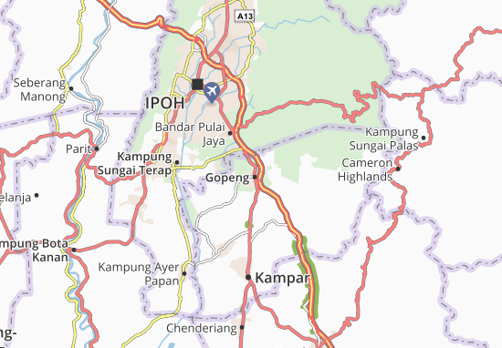 Gopeng Map