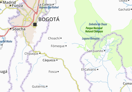 Fómeque Map