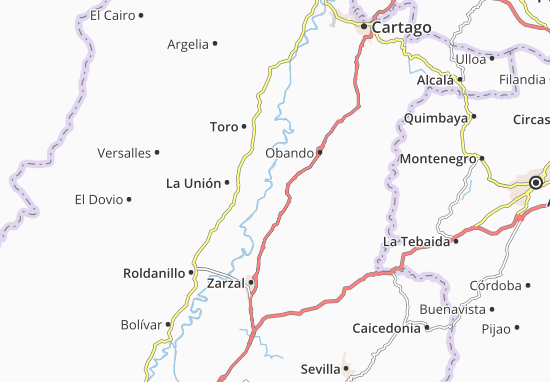 Karte Stadtplan La Victoria