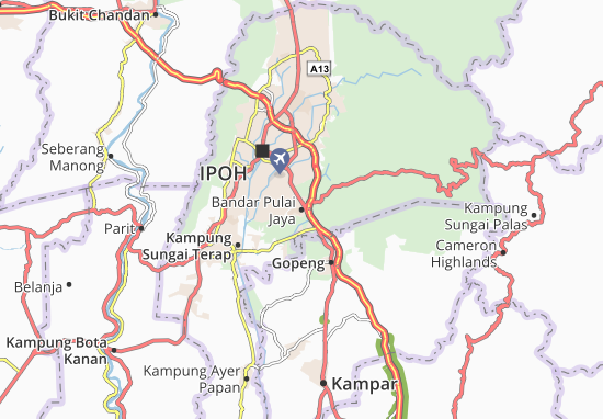 Kaart Plattegrond Kampung Kepayang