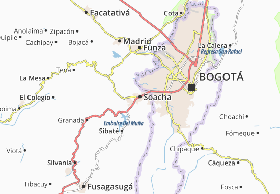 Soacha Map