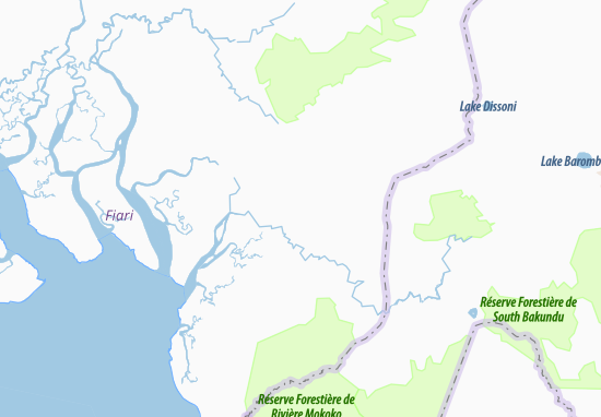 Karte Stadtplan Ekondo Titi
