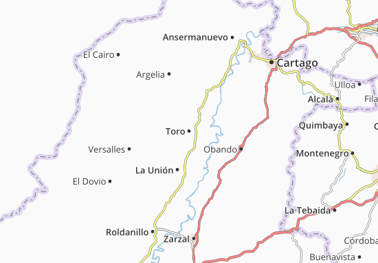 Karte Stadtplan Toro