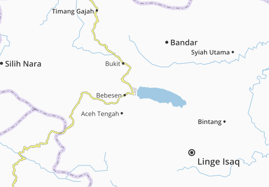Aceh Tengah Map