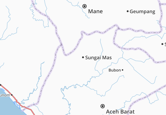 Karte Stadtplan Sungai Mas