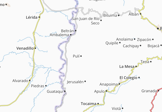 Karte Stadtplan Pulí