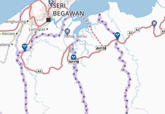 Karte Stadtplan Bangar