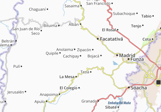 Mapa Cachipay