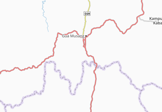 Kaart Plattegrond Kampung Tuang