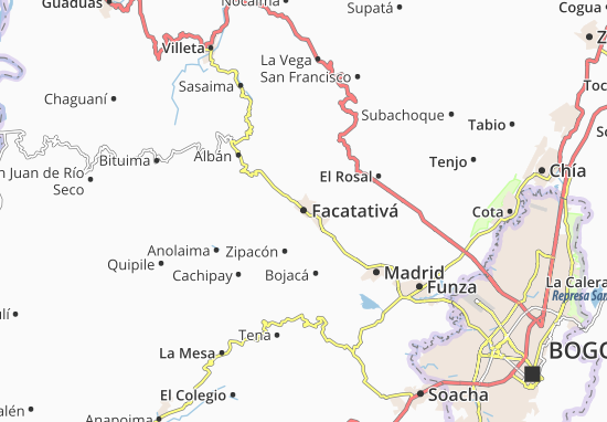 Facatativá Map