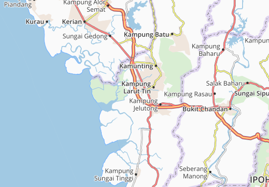 Karte Stadtplan Matang