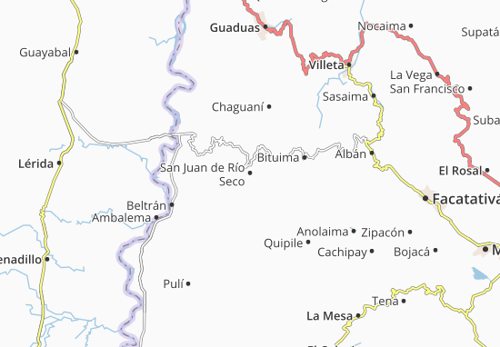San Juan de Río Seco Map