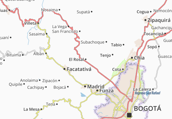 El Rosal Map