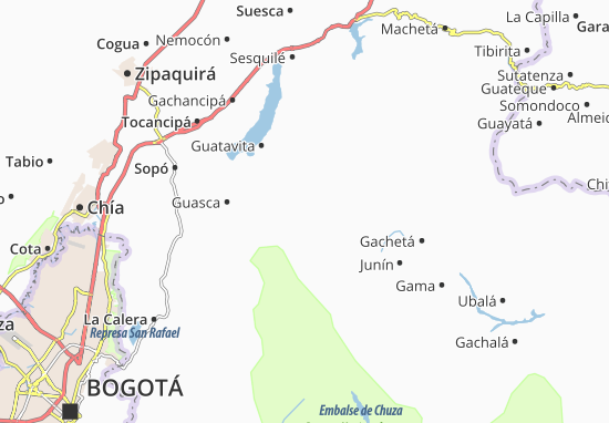 Andadero Map
