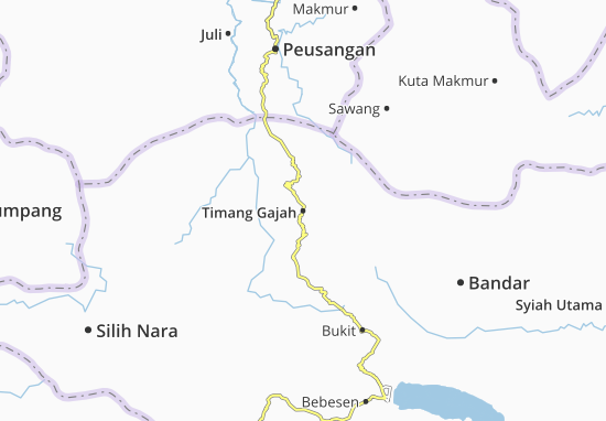 Karte Stadtplan Timang Gajah