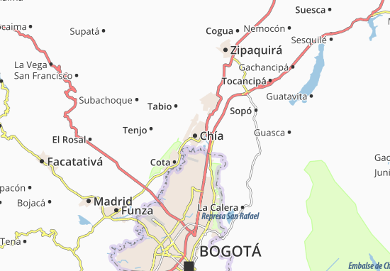Chía Map