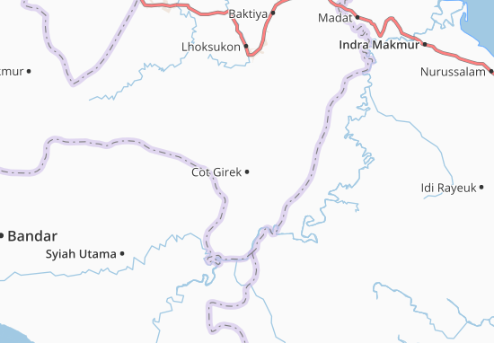 Cot Girek Map