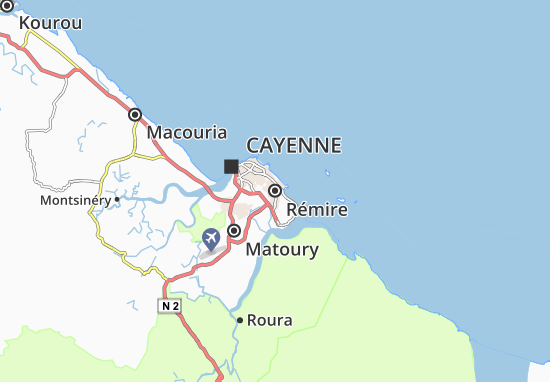 Rémire Map