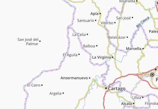 Karte Stadtplan El Águila