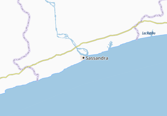 Karte Stadtplan Sassandra