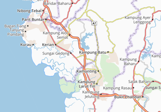 Gunung Semanggol Map