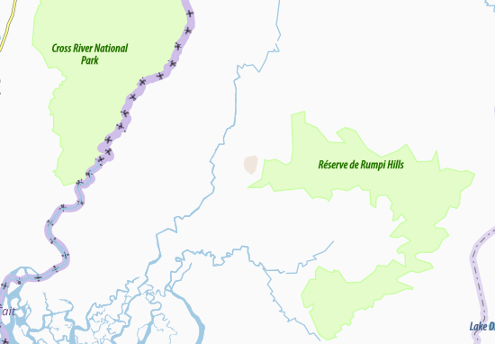 Kaart Plattegrond Mundemba