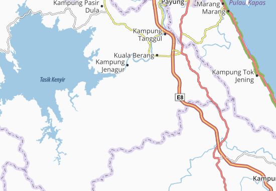 Kaart Plattegrond Kampung Sekayu