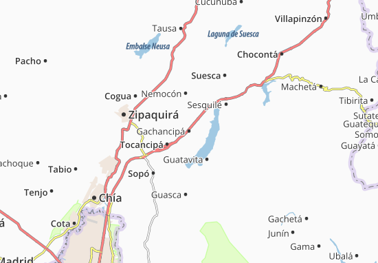 Gachancipá Map