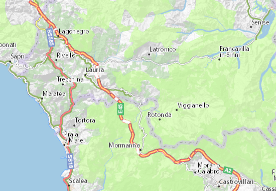 Castelluccio Inferiore Map