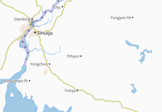 Karte Stadtplan Pihyon