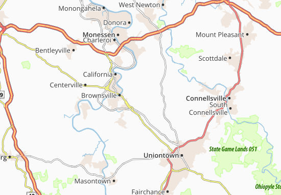 Karte Stadtplan Grindstone