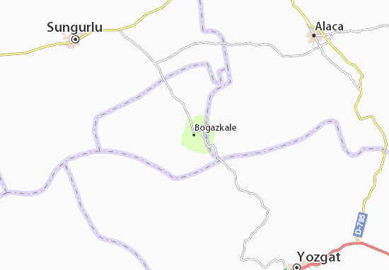 Boğazkale Map