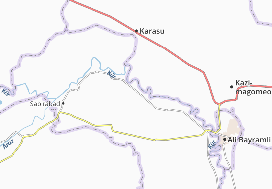 Karte Stadtplan Gashimkhanly