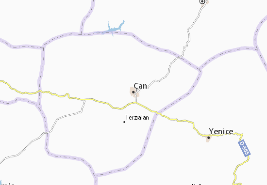 Çan Map