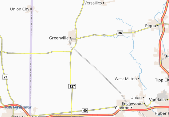 Kaart Plattegrond Abbottsville