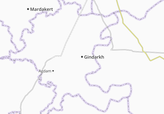 Karte Stadtplan Gindarkh