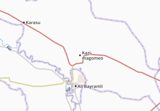 Kazi-magomeo Map