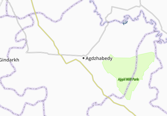 Kaart Plattegrond Agdzhabedy