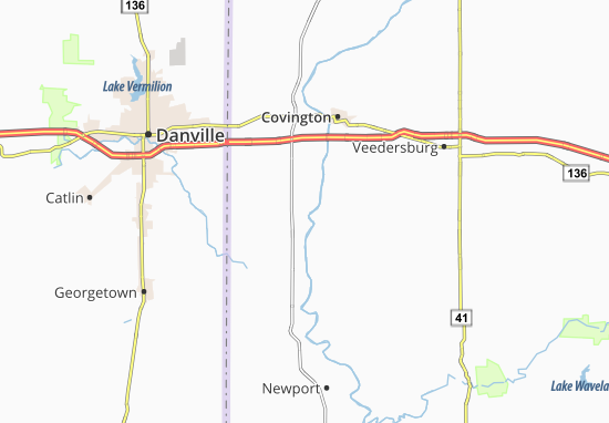 Kaart Plattegrond Perrysville