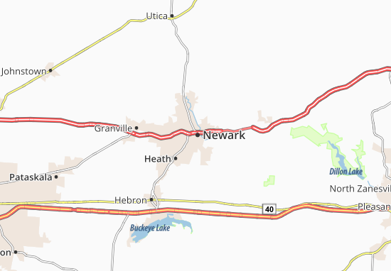 Mapa Newark